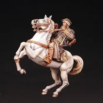 1/35 Colonial francez de Cavalerie războinic cu cal jucărie Rășină Model in Miniatura Kit unassembly Nevopsite