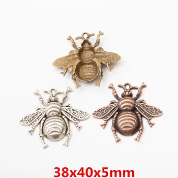 12pcs bijuterii Personalizate de metal Animale de albine pandantiv pentru a face bijuterii 5823