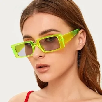 2020 Mici ochelari de Soare Femei Bărbați la Modă Vintage de Designer de Brand Hip Hop Pătrat Gradient de Lentile de Ochelari de Soare Femei UV400 Ochelari