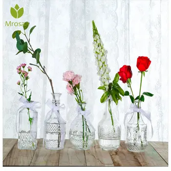 2020New stil Nordic Terariu Hidroponice de Plante Vase de Epocă Flori Ghiveci Transparent Vaze Masă de Sticlă de Plante Decor Acasă