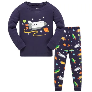 3-8 ani de crăciun pentru copii dinozaur seturi de pijamale copii, pijamale baieti dungi pijama baby santa pijamas