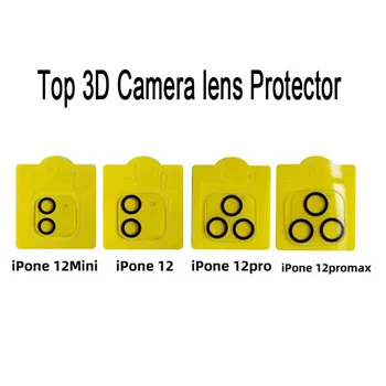 50PCS Pentru IPHONE 12 pro max/11 Pro Max/11 pro/12 mini TOP 3D Complet Acoperite Clar Spate aparat de Fotografiat lentilă Temperat Pahar ecran protector