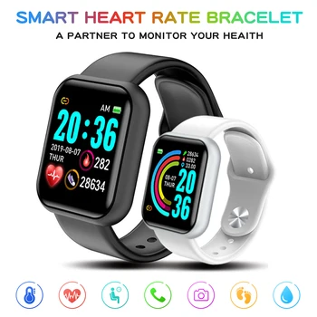 Bluetooth Ceas Inteligent Bărbați Femei Sport Smartwatch Heart Rate Monitor Tensiunii Arteriale Tracker de Fitness Brățară Pentru IOS Android