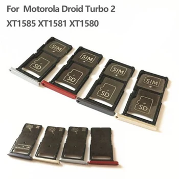 Cartelă SIM Slot pentru Card SIM Titularul Tava Slot piesă de schimb Pentru Motorola Droid Turbo 2 XT1585 XT1581 XT1580 Nou În Stoc