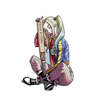 Dawasaru Suicide Squad Harley Quinn Serie de Autocolante Auto pentru Notebook-uri Skateboard, Biciclete, Auto Motocicleta Impermeabil Decal,13cm*9cm