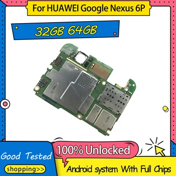 Deblocat Placa de baza Pentru HUAWEI Google Nexus 6P,Demontați Placa de bază Pentru HUAWEI Google Nexus 6P Placa de baza Cu Chip Plin