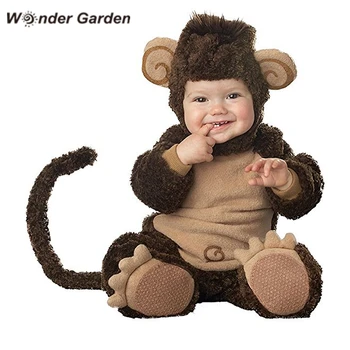 E De Mirare Grădină Infant Toddler Copii Băieți Fete Maimuță Animale De Halloween Cosplay Costum De Purim Costume De Vacanță