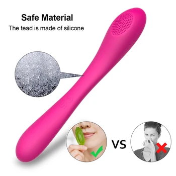 G Spot Vibrator din silicon jucarii Sexuale pentru Femei Biberon clitorisul stimulator Vibrator Deget în deghizarea de Vagin Masaj Adult