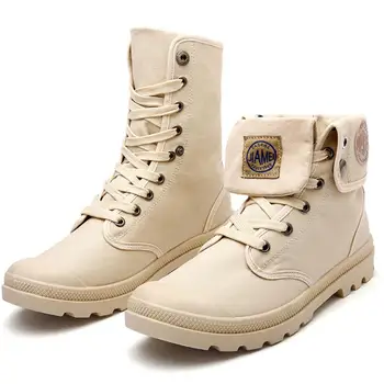 Koovan Bărbați Bocanci Militari 2020 În Aer Liber, Moda Pânză De Înaltă Femei Barbati Pantofi Casual Glezna Negru Chelsea Cizme Zapatos De Hombre