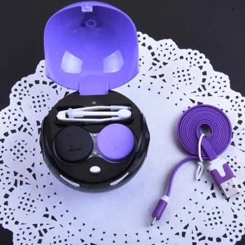 Lentile de Contact mașină de Spălat Automată, Aspirator de Curatare Drăguț USB din Plastic Adorabil Mingea Masca TY66