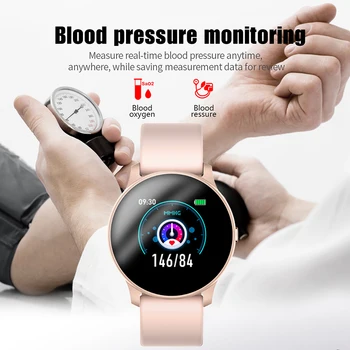 LIGE Nou Ecran Color Smart Watch Femei Bărbați Multifunctionala Exercitii de Ritm Cardiac tensiunea Arterială Somn IP67 rezistent la apa smartwatch