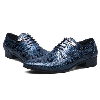 Mazefeng Barbati Pantofi Rochie Python Model De Înaltă Calitate Bărbați Oxfords Petrecere De Nunta Bărbați Apartamente De Brevete Din Piele Barbati Pantofi De Afaceri