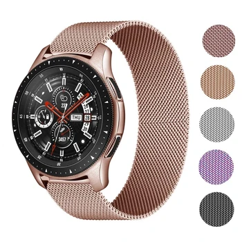 Milanese Loop Curea pentru Samsung Galaxy Watch Active 2 Bratara 20mm 22mm Banda pentru Galaxy watch 46mm de Viteze S3 Frontieră Amazfit Bip