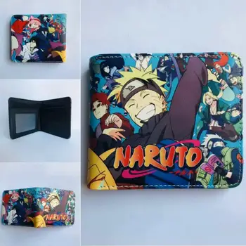 Naruto Uzumaki Desene animate Portofel Anime Hatake Kakashi Portofel cu Suport Card de Monedă Pungă Cadou