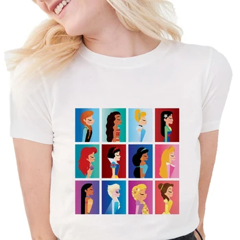 Noi de Design de Moda de Dormit Sirena tricouri Femei Amuzant de Desene animate Alb tricou Casual, din Bumbac Moale Tricouri Topuri Tricouri