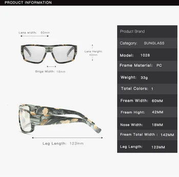 Oamenii Fotocromatică ochelari de Soare Polarizat Cameleon ochelari de Soare în aer liber Conducere Ochelari de protecție Ochelari Schimba Culoarea de Ochelari Oculos de sol