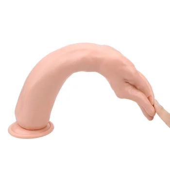 OLO Super-Mare de Silicon Mână Artificială Forma de Dildo-uri Pentru vibrator Anal Cu ventuza Fundul Umplute Jucării Sexuale Pentru Femei, Bărbați Gay