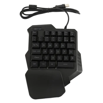 Tastatura Mouse Combo-uri Ergonomic LED Backlight Gaming USB Mouse cu Fir Set de Tastatura Gamer Laptop Mouse de Calculator Pentru Acasă Gamer