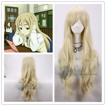 Tokyo Anime K-PE Femei Kotobuki Tsumugi peruca cosplay mult lumina de aur parul ondulat peruca costume