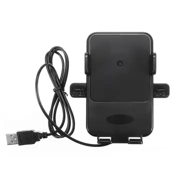 Universal Qi Bricheta Auto Incarcator Auto fără Fir Suport pentru Telefon Dual Mount USB de Încărcare fără Fir Încărcător Pentru iPhone Pro 11