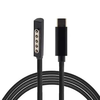 USB 3.1 de Tip C USB-C DC 12-15V la Suprafață Magnetică Pro1 Pro2 RT Cartea de Încărcare Cablu 1.5 m 5FT