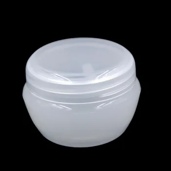 20buc Cosmetice Borcane de Plastic Gol Mostră Cremă Recipient Drăguț Cutie de Tablă Interioară Tampoane de Stocare Vase Ambalaje Rotunde 5g 10g 20g 30g 50g