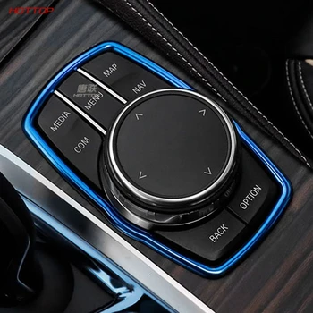 Pentru 2018-2020 BMW Seria 5 6GT X3 X4 G01 G02 G32 G30 Inoxidabil Interior Centru Multimedia Butonul Cadru Trim