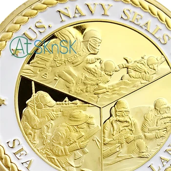 US Navy Seals Moneda Naval Special Warfare Command Militare Monede