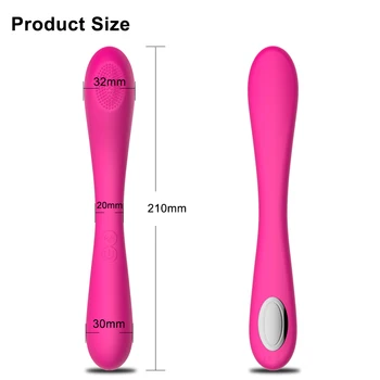 G Spot Vibrator din silicon jucarii Sexuale pentru Femei Biberon clitorisul stimulator Vibrator Deget în deghizarea de Vagin Masaj Adult