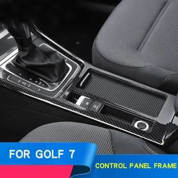 Pentru toate modelele VW Golf 7 din fibra de carbon decor Golf 7.5 autocolante auto Golf MK7 modificări interioare accesorii în controlul autocolante