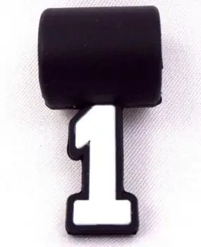 Wholesales silicon numărul pandantiv, titan colier pandantiv 0-9 numere numere